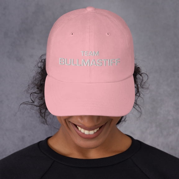 Team Bullmastiff - Top Dog Dad Hat (Pink)