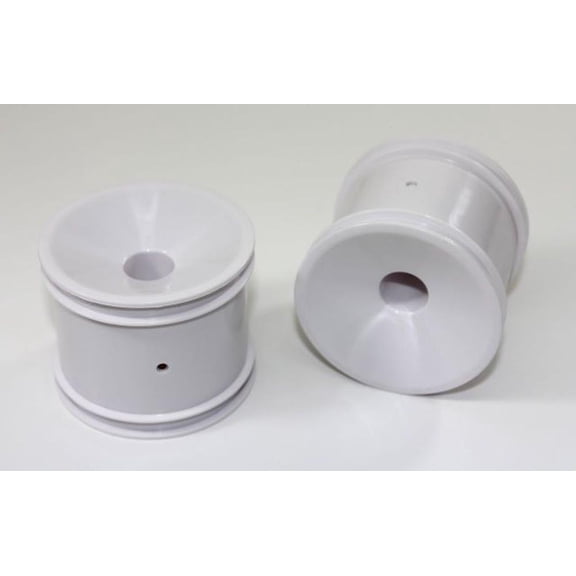 Team C Htctg2009 White Stadium Truck Wheels Fits Model: Tc02T Truck