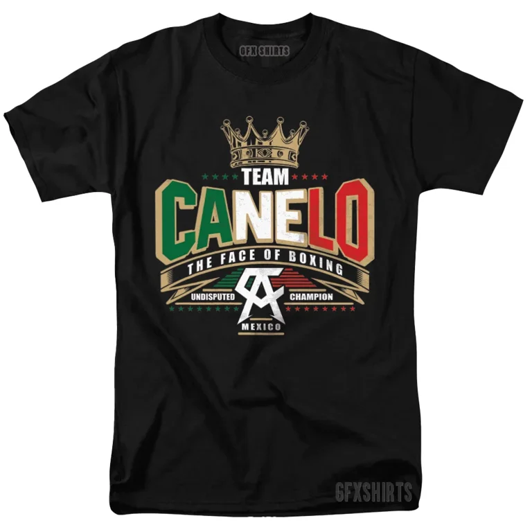 Team Canelo Alvarez Tee Mexico Champion Boxing T-Shirt
