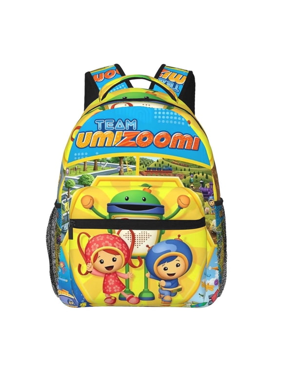 Team Cartoon Umi-zoo-m Backpack 15.7" Cute Travel Bag Funny Lightweight Backpack