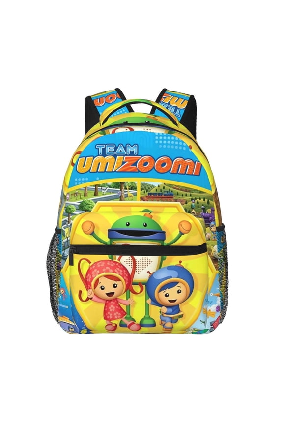 Team Cartoon Umi-zoo-m Backpack 15.7" Cute Travel Bag Funny Lightweight Backpack