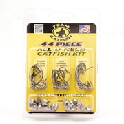 فريق Catfish 44pc All U بحاجة إلى عدة خطاف مزدوج جاك مطرقة J خطاف ، قد الغطاسات واسعة