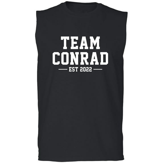 Team Conrad Est 2022 Adult Sleeveless Tee