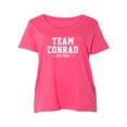 thumbnail image 1 of Team Conrad Est 2022 Womens Plus Size Scoopneck Tee, 1 of 1