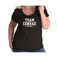 thumbnail image 1 of Team Conrad Est 2022 Womens Plus Size Scoopneck Tee, 1 of 1