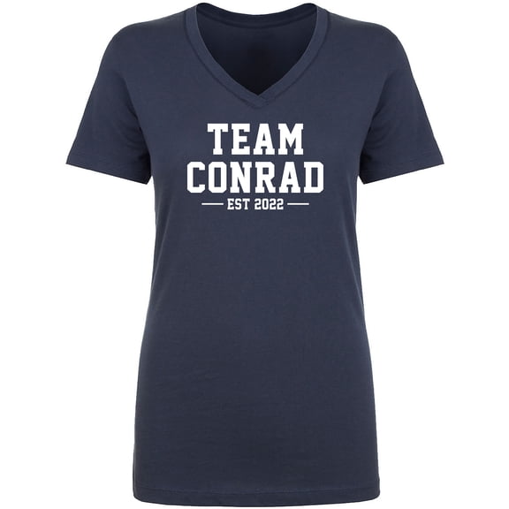 Team Conrad Est 2022 Womens V-Neck T-Shirt