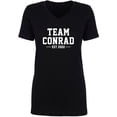 thumbnail image 1 of Team Conrad Est 2022 Womens V-Neck T-Shirt, 1 of 2