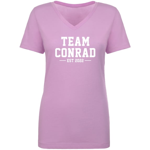 Team Conrad Est 2022 Womens V-Neck T-Shirt