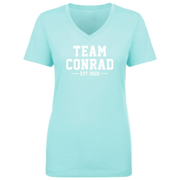 Team Conrad Est 2022 Womens V-Neck T-Shirt