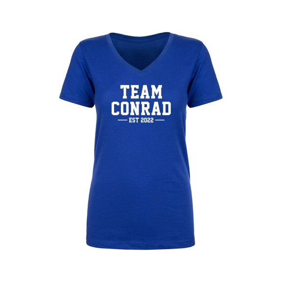 Team Conrad Est 2022 Womens V-Neck T-Shirt