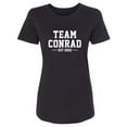 thumbnail image 1 of Team Conrad Est 2022 Womens crewneck tee, 1 of 2