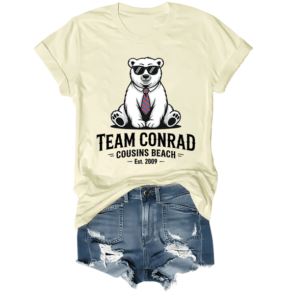 Team Conrad Shirt Cousins Beach T-Shirt Graphic Tees Unisex-Adult Tshirt