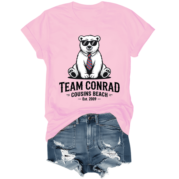 Team Conrad Shirt Cousins Beach T-Shirt Graphic Tees Unisex-Adult Tshirt