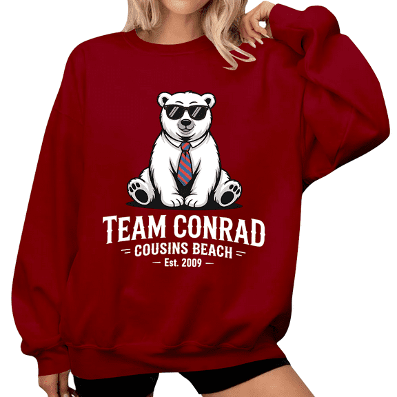 Team Conrad Sweatshirt Cousins Beach Shirt Graphic Sweatshirt For Women