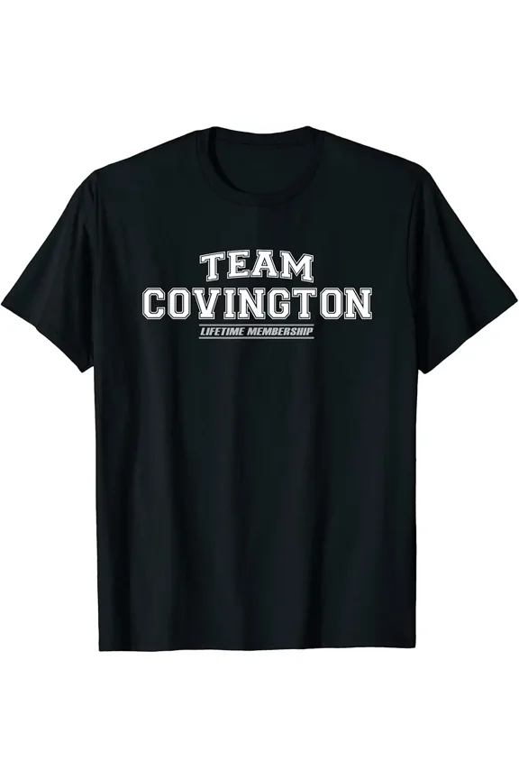 Team Covington Proud Family Holiday Celebration Matching Spirit Unisex T-Shirt up to size 5XL