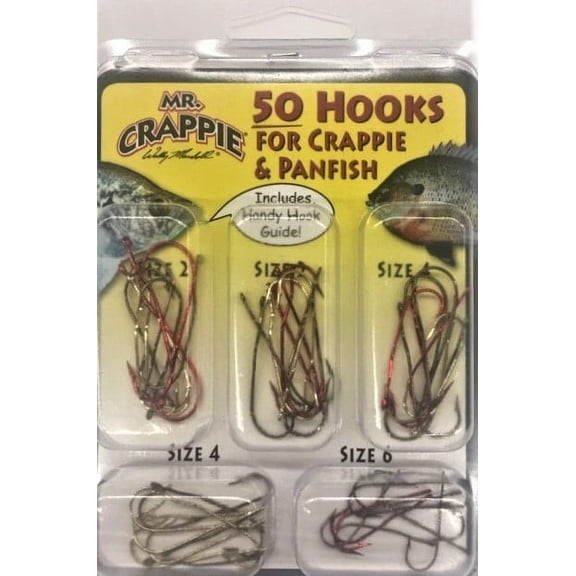Team Crappie Crappie Hook Kit, 50 Piece Hook Kit