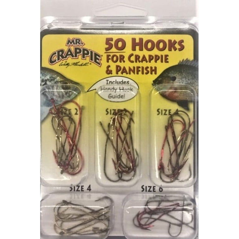 Blakemore Team Crappie Hook Kit, 50 Piece Fishing Hook Set - Walmart.com