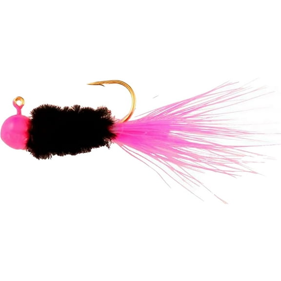 Team Crappie Slab Caller Jig Pink/Black/Pink 1/8 oz