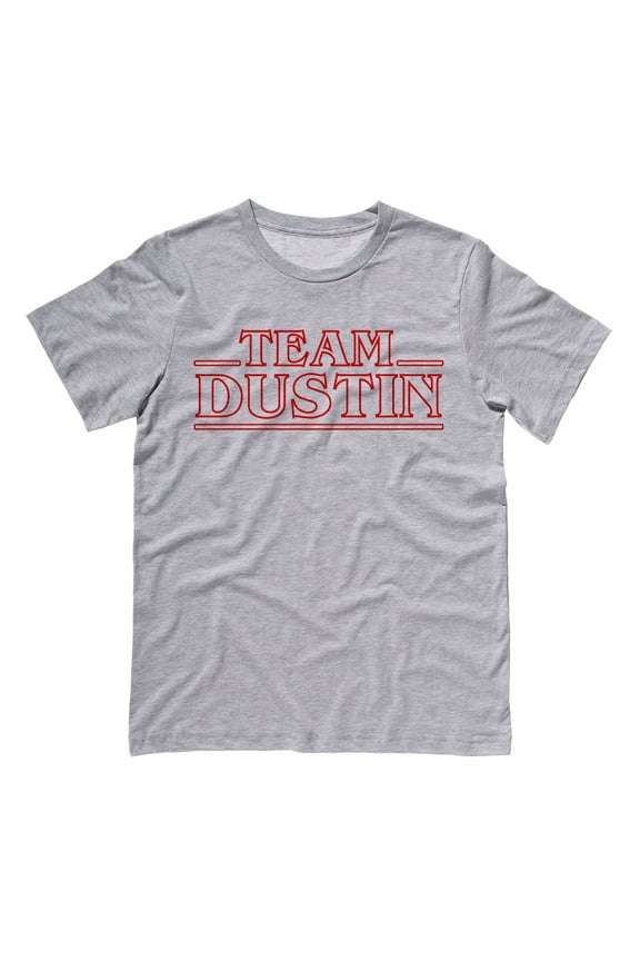 Team Dustin Shirt Large Grey