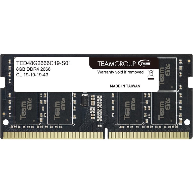 Team ELITE RAM 2666MHz Team ELITE 8GB DDR4 2666MHz SODIMM Laptop