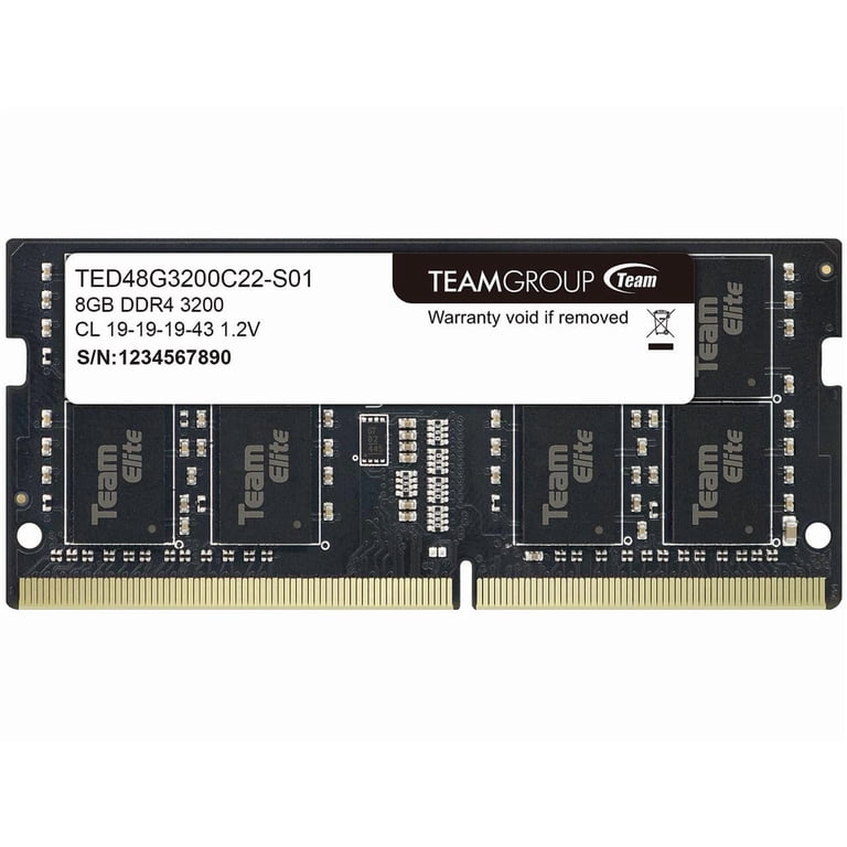 TEAMGROUP, Memory Module, 8GB DDR4 SDRAM, Notebook DDR4-3200