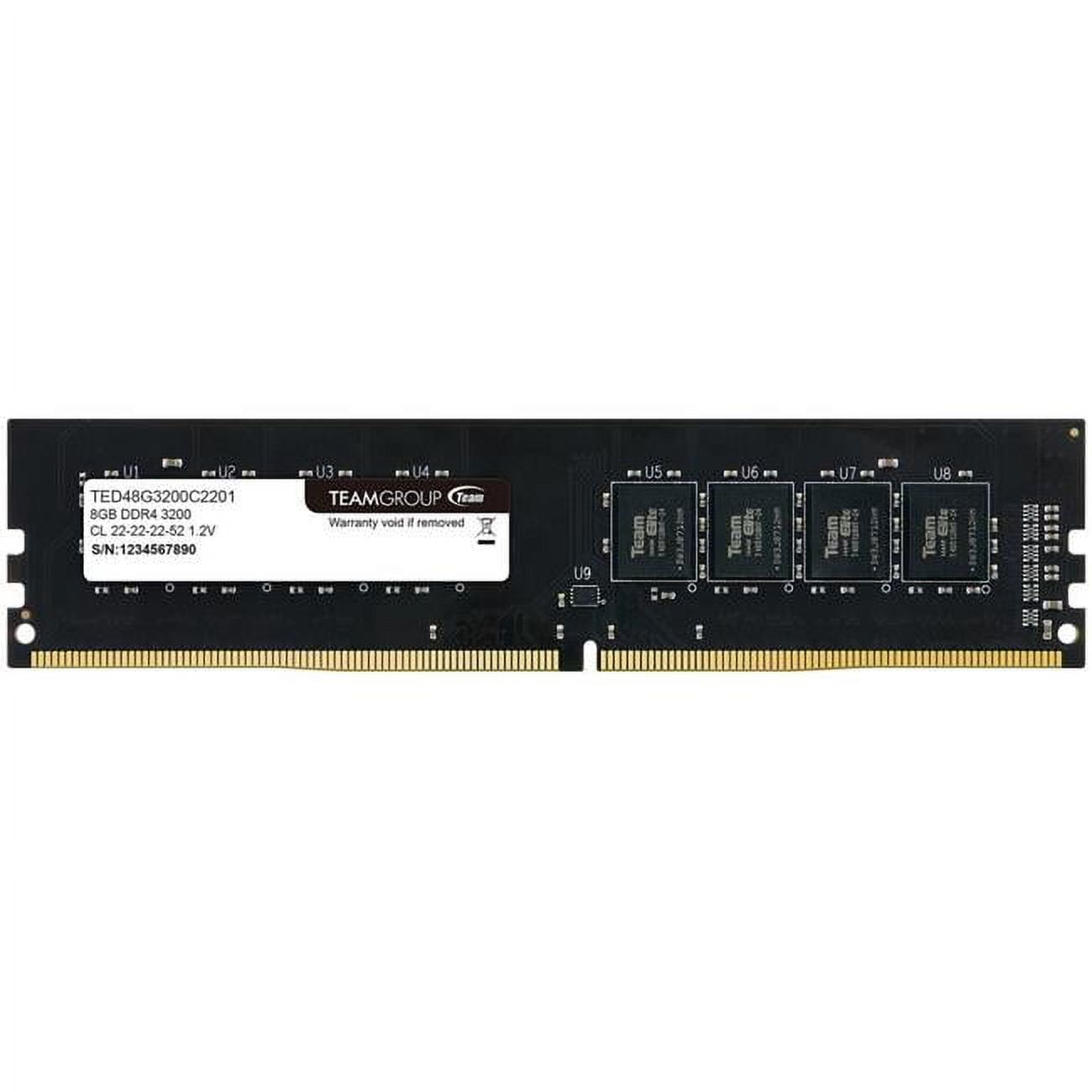 TEAMGROUP ELITE DDR4 3200 8GB×2 Team Elite 8GB 288-Pin DDR4 SDRAM DDR4 3200 Desktop Memory Model