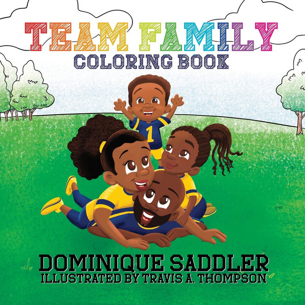 Team Family Coloring Book (Paperback) - Walmart.com, image size:1296x1296
