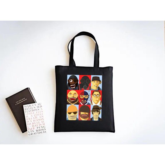 Team Fortress 2, Limited Edition, Video Games, Unisex, Cotton, Valve Tote Bag Unisex