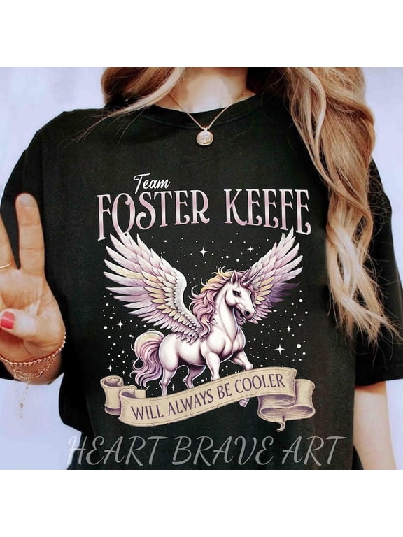Team Foster Keefe Shirt, Keeper Of The Lost Cities Tee, Kotlc Merch, Keeper of the Lost Cities, Shannon Messenger, Will Always Be Cooler
