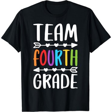 Team Fourth Grade T-Shirt 4th Grade Teacher Student Shirt T-Shirt