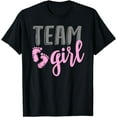 thumbnail image 1 of Team Girl Gender Reveal Baby Shower T-Shirt, 1 of 3