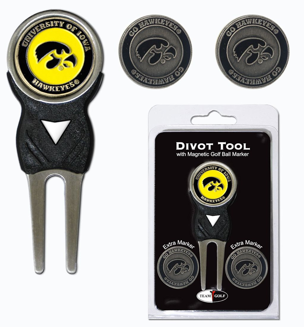 Team Golf 21545 Iowa Hawkeyes Divot Tool Pack with Signature tool ...