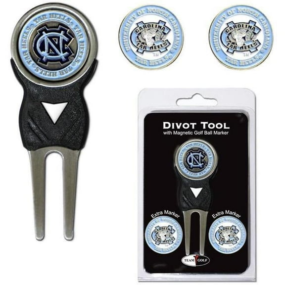 Team Golf 22545 North Carolina Tar Heels Divot Tool Pack with Signature tool