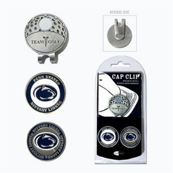 Team Golf NCAA PENN ST Cap Clip With 2 Golf Ball Markers
