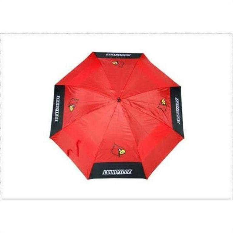 Team Golf 24269 University of Louisville 62 in. Double Canopy Umbrella 