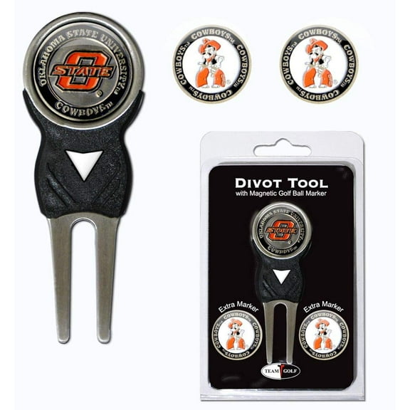 Team Golf 24545 Oklahoma State University Divot Tool Pack with Signature tool