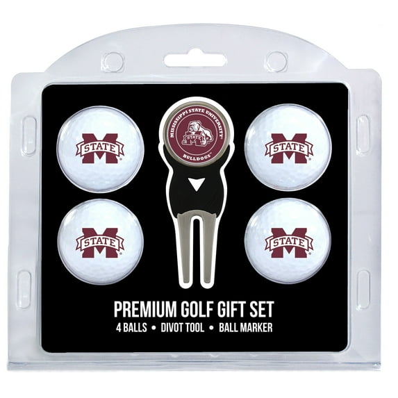 Mississippi State Bulldogs 4-Ball Gift Set