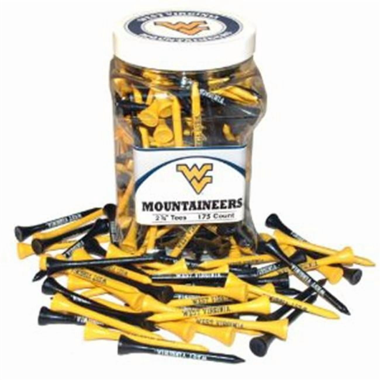 Team Golf 25651 West Virginia Mountaineers 175 Tee Jar - Walmart.com