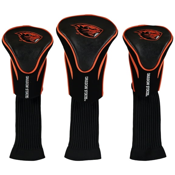 Oregon State Beavers 3-Pack Contour Golf Club Head Covers