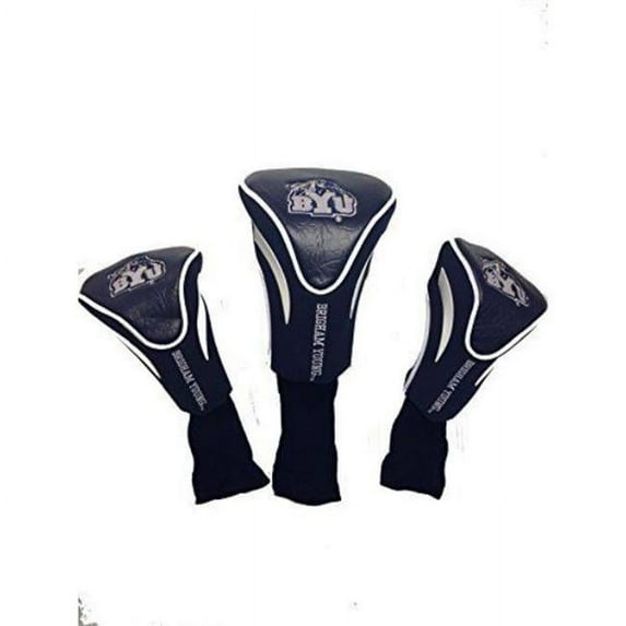 Team Golf 67594 NCAA BYU Cougars Golf Contour Head Covers - Pack of 3