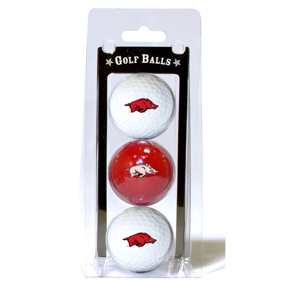 Team Golf Arkansas Razorbacks Golf Balls, Multi-Color, 3 Pack