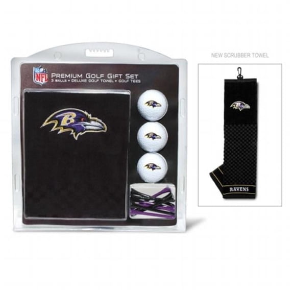 Team Golf Baltimore Ravens Embroidered Towel Gift Set