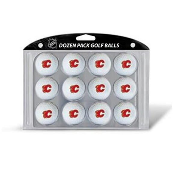 Team Golf Calgary Flames Golf Balls, 12 Pack
