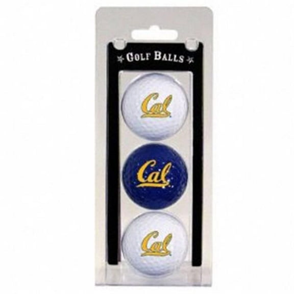 Team Golf California Golden Bears Golf Balls, Assorted Colors, 3 Pack
