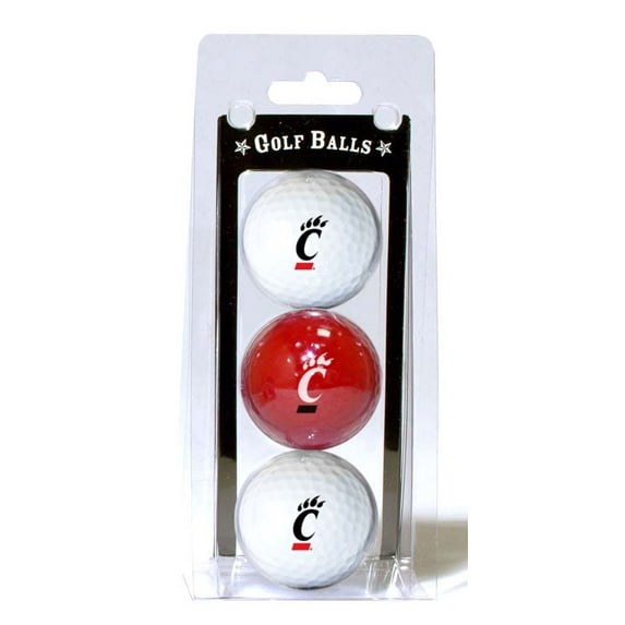 Team Golf Cincinnati Reds Golf Balls, Assorted Colors, 3 Pack