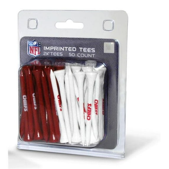 Team Golf Kansas City Chiefs 50 Imprinted Tee Pack