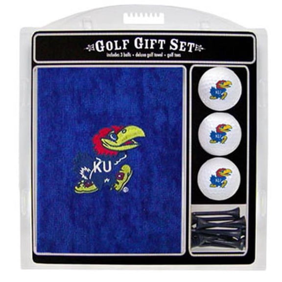 Team Golf Kansas Jayhawks Embroidered Towel Gift Set