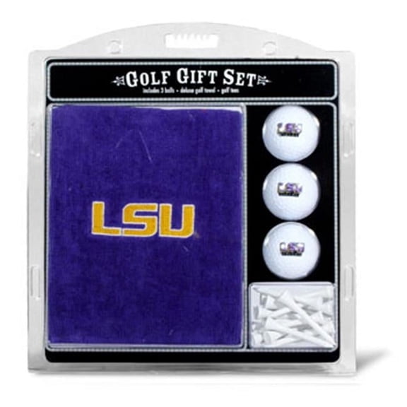 Team Golf LSU Tigers Embroidered Towel Gift Set