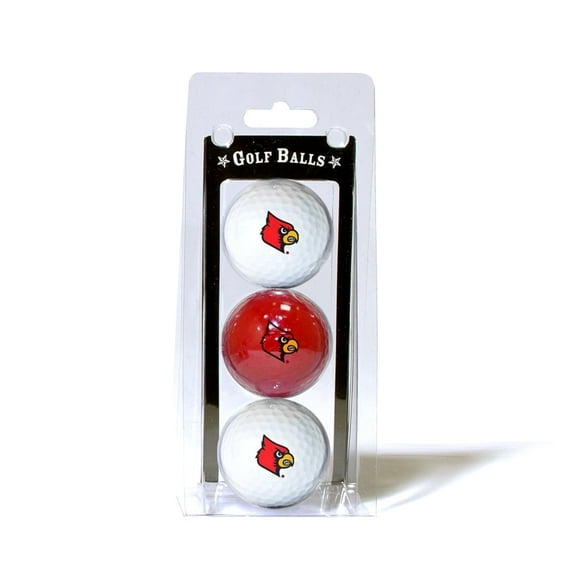 Team Golf Louisville Cardinals Golf Balls, Multi-Color, 3 Pack