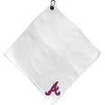 thumbnail image 1 of Team Golf MLB ATLANTA BRAVES Microfiber Towel - 15" X 15" (White), 1 of 3